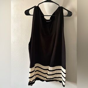 WILL draped knit tank top purchased from Differio boutique.